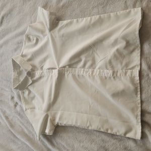 SHEIN white button up shirt